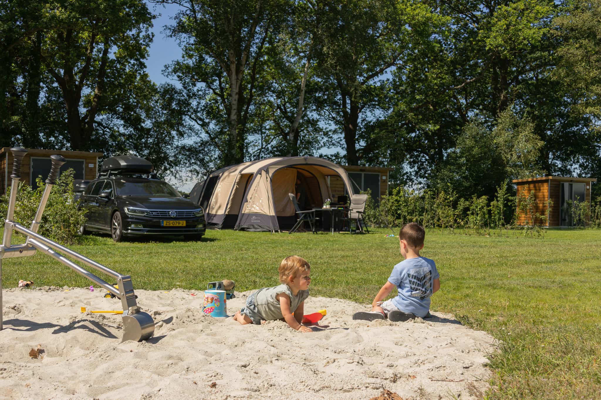 Stellplatz mit privaten Sanitäranlagen premium