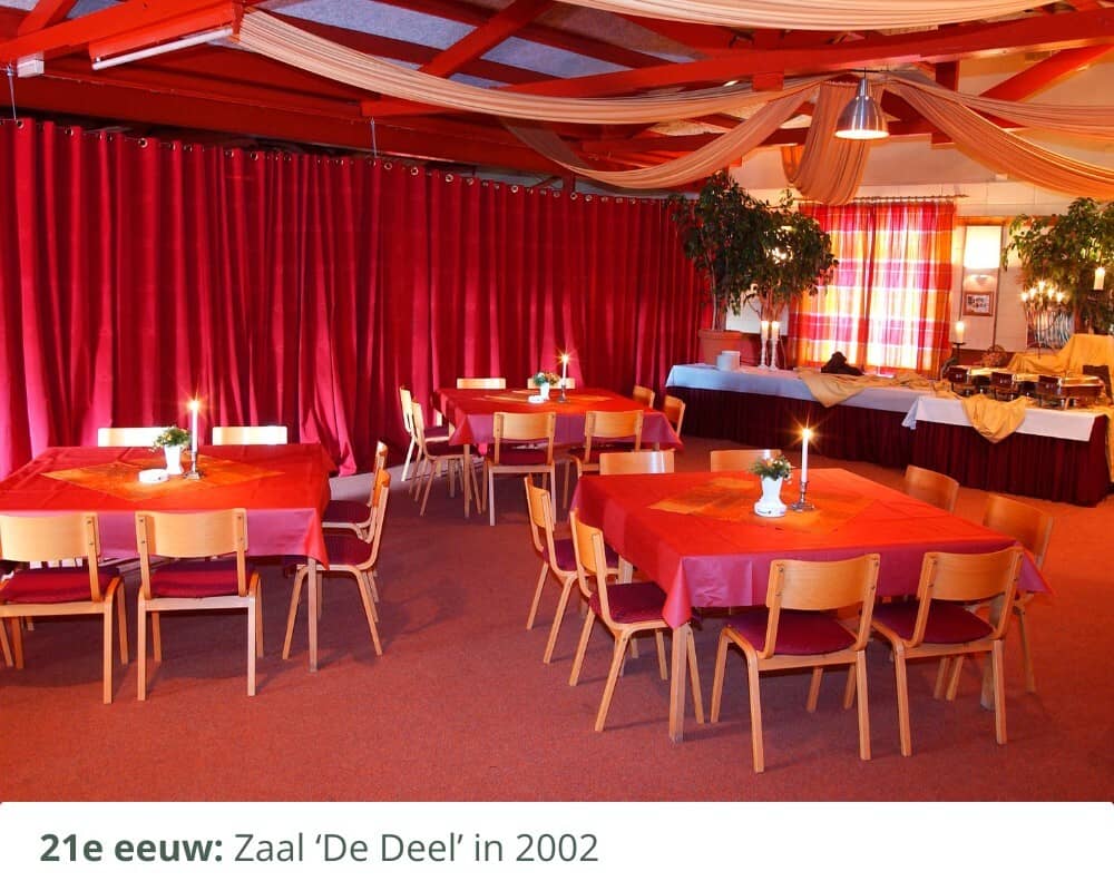 Zaal 'de deel' in 2002