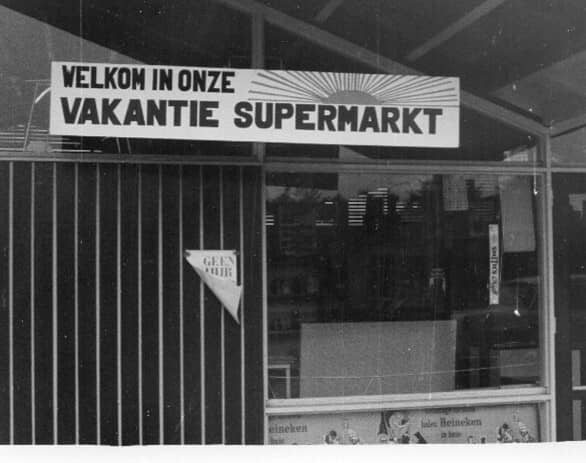 Vakantie supermarkt