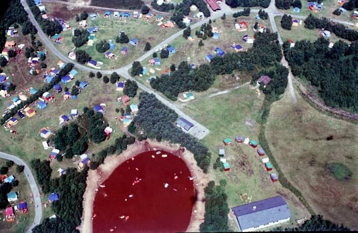 Luchfoto camping zijde