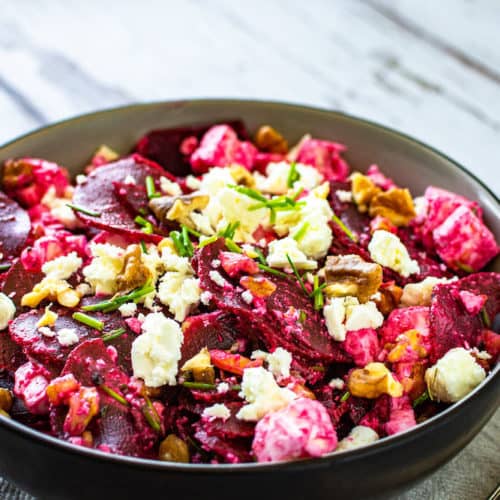 Rode biet feta salade