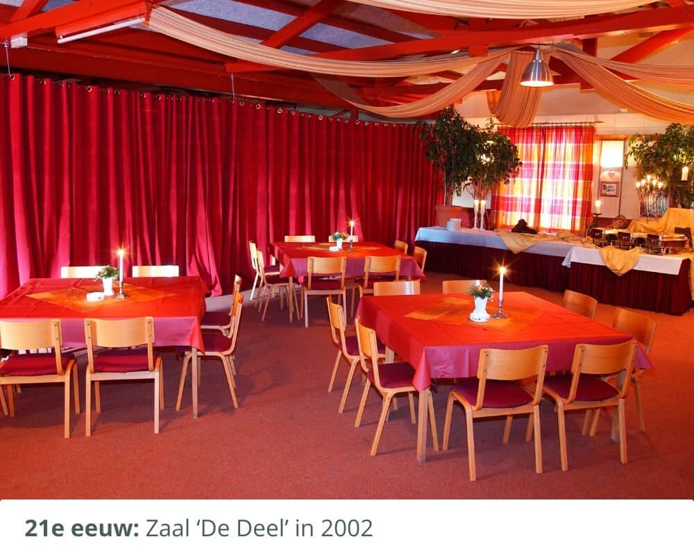 Zaal 'de deel' in 2002