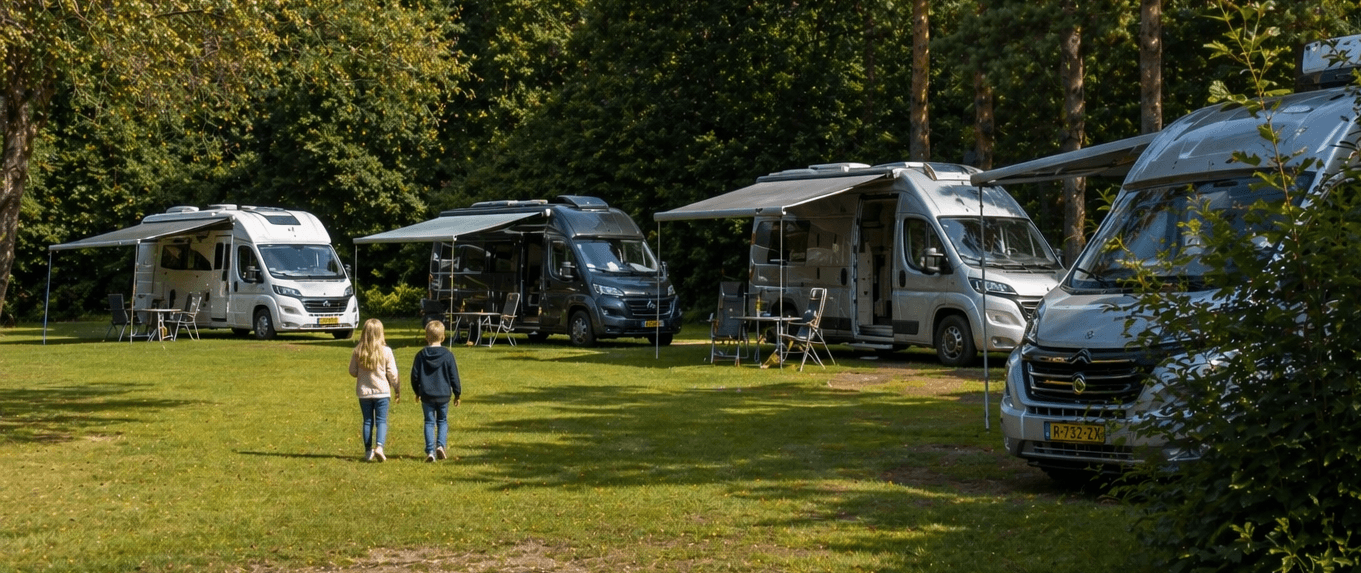 Camperplaatsen op Westerbergen