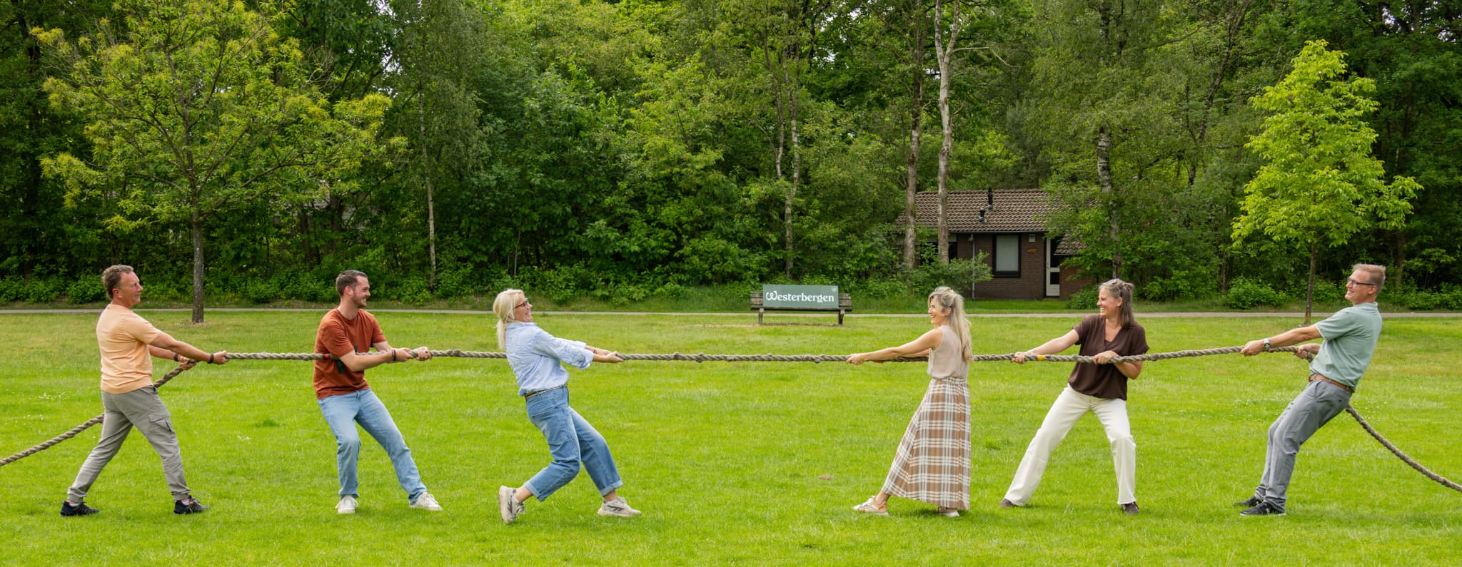 Drentse lowland games op westerbergen